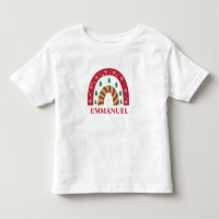 Custom Unique Family Christmas Boho Rainbow