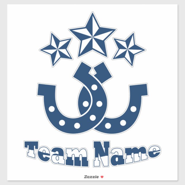 Custom Unique Personalised Horseshoe (Sheet)