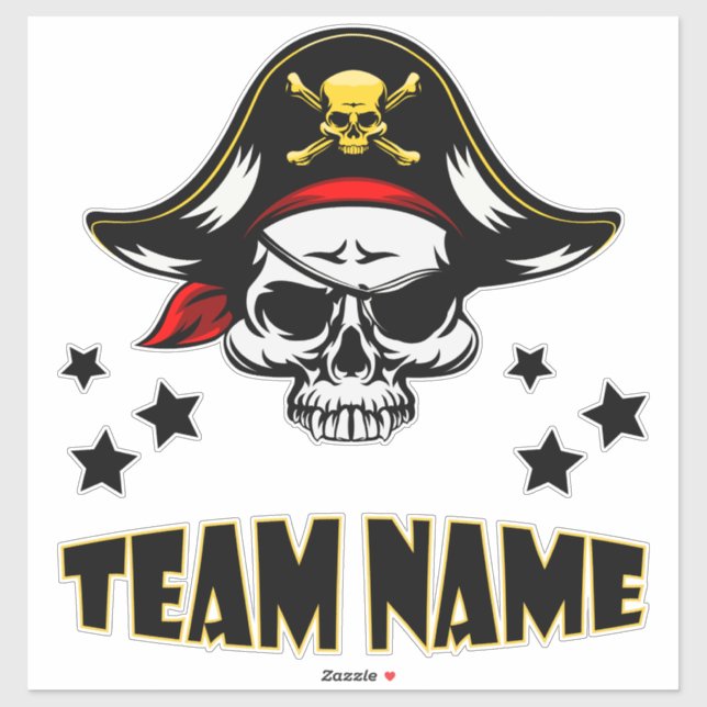 Custom Unique Personalised Pirate (Sheet)