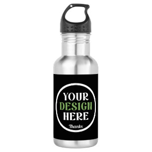 custom, unique, sleek & minimalist 532 ml water bottle