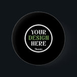 custom, unique, sleek & minimalist 6 cm round badge<br><div class="desc">This design is accessible to all. Feel free to customise the logo,  images,  text,  and colours according to your preferences. Thank you very much.</div>