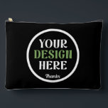 custom, unique, sleek & minimalist accessory pouch<br><div class="desc">This design is accessible to all. Feel free to customise the logo,  images,  text,  and colours according to your preferences. Thank you very much.</div>