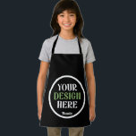 custom, unique, sleek & minimalist apron<br><div class="desc">This design is accessible to all. Feel free to customise the logo,  images,  text,  and colours according to your preferences. Thank you very much.</div>