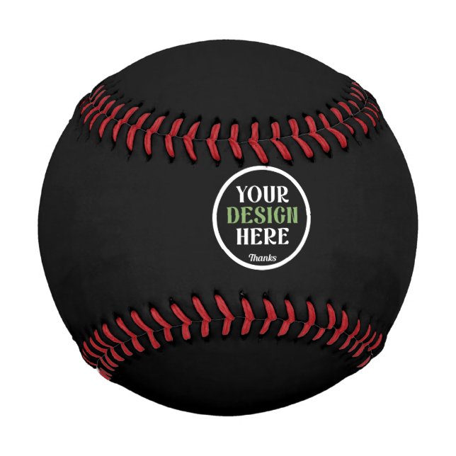 custom, unique, sleek & minimalist baseball (Front)