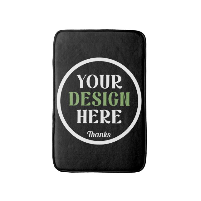 custom, unique, sleek & minimalist bath mat (Front Vertical)