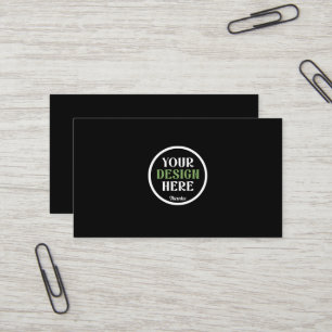 custom, unique, sleek & minimalist business card