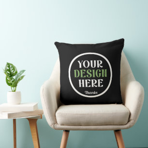 custom, unique, sleek & minimalist cushion