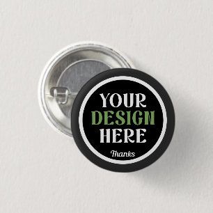 custom, unique, sleek & minimalist hershey®'s kiss 3 cm round badge
