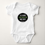 custom, unique, sleek & minimalist hershey®'s kiss baby bodysuit<br><div class="desc">This design is accessible to all. Feel free to customise the logo,  images,  text,  and colours according to your preferences. Thank you very much.</div>