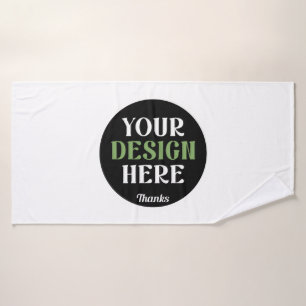 custom, unique, sleek & minimalist hershey®'s kiss bath towel