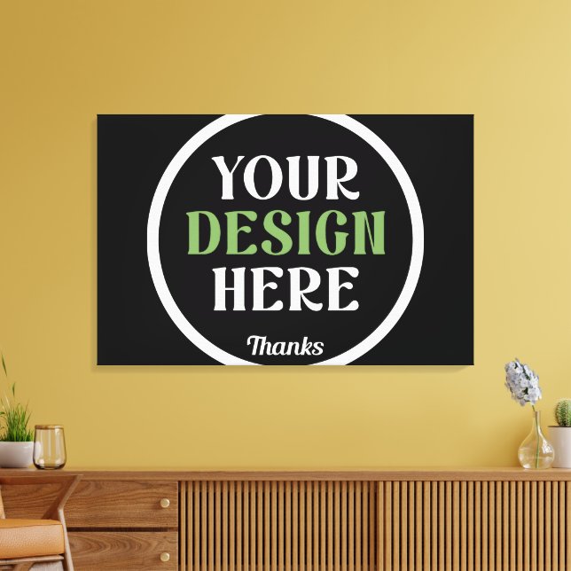 custom, unique, sleek & minimalist hershey®'s kiss canvas print (Insitu(LivingRoom))