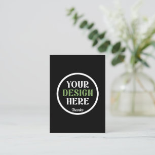 custom, unique, sleek & minimalist hershey®'s kiss card