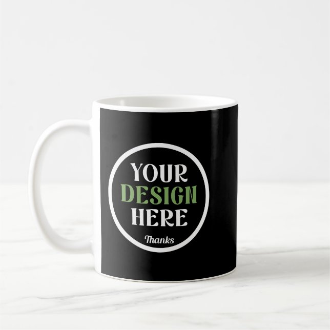 custom, unique, sleek & minimalist hershey®'s kiss coffee mug (Left)