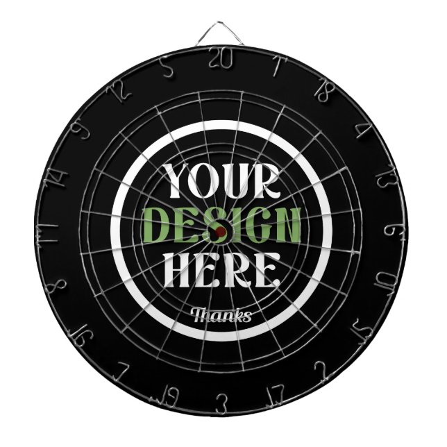 custom, unique, sleek & minimalist hershey®'s kiss dartboard (Front)