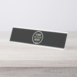 custom, unique, sleek & minimalist hershey®'s kiss desk name plate