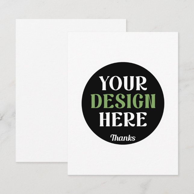 custom, unique, sleek & minimalist hershey®'s kiss enclosure card (Front/Back)