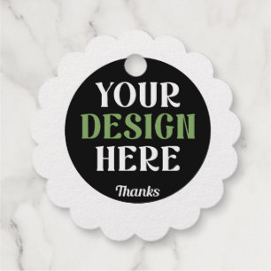custom, unique, sleek & minimalist hershey®'s kiss favour tags