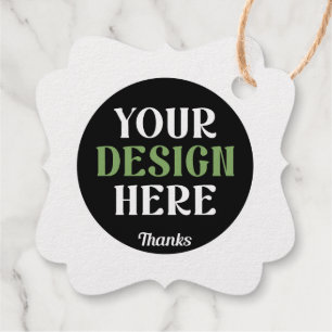 custom, unique, sleek & minimalist hershey®'s kiss favour tags