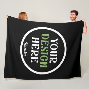 custom, unique, sleek & minimalist hershey®'s kiss fleece blanket