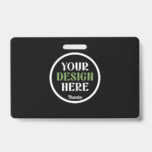 custom, unique, sleek & minimalist hershey®'s kiss ID badge
