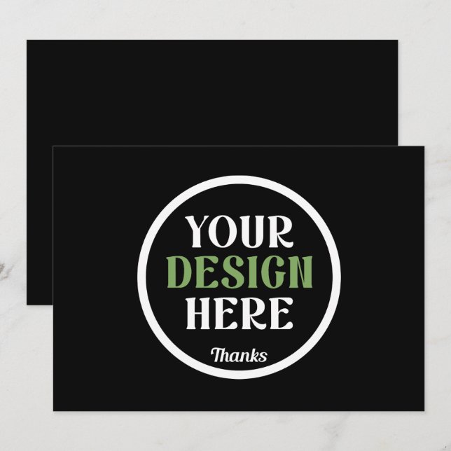 custom, unique, sleek & minimalist hershey®'s kiss invitation (Front/Back)