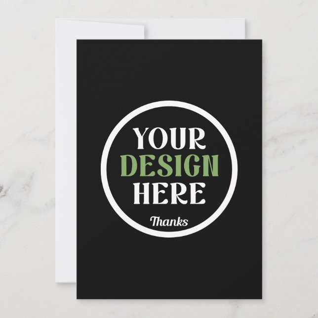 custom, unique, sleek & minimalist hershey®'s kiss invitation (Front)