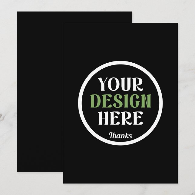 custom, unique, sleek & minimalist hershey®'s kiss invitation (Front/Back)