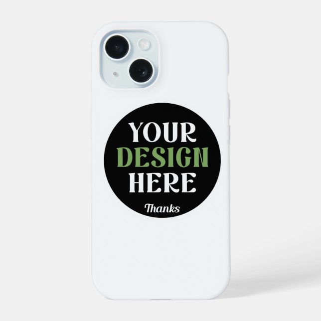custom, unique, sleek & minimalist hershey®'s kiss iPhone 15 case (Back)