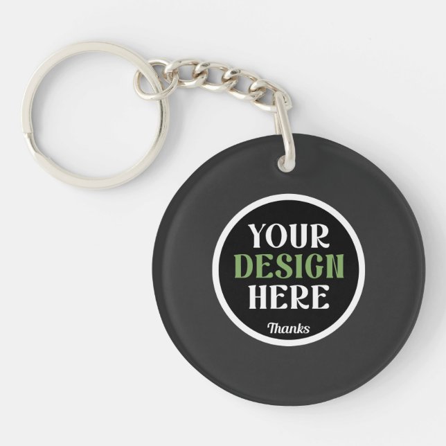 custom, unique, sleek & minimalist hershey®'s kiss key ring (Front)