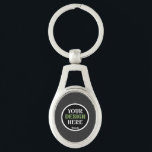 custom, unique, sleek & minimalist hershey®'s kiss key ring<br><div class="desc">This design is accessible to all. Feel free to customise the logo,  images,  text,  and colours according to your preferences. Thank you very much.</div>