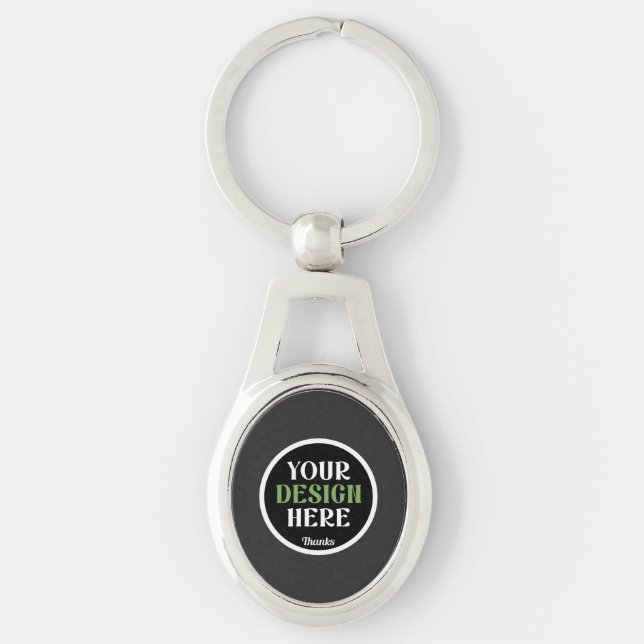 custom, unique, sleek & minimalist hershey®'s kiss key ring (Front)
