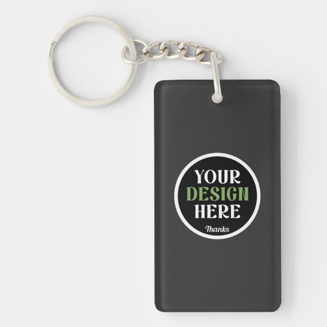 custom, unique, sleek & minimalist hershey®'s kiss key ring (Front)