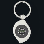 custom, unique, sleek & minimalist hershey®'s kiss key ring<br><div class="desc">This design is accessible to all. Feel free to customise the logo,  images,  text,  and colours according to your preferences. Thank you very much.</div>
