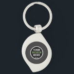 custom, unique, sleek & minimalist hershey®'s kiss key ring<br><div class="desc">This design is accessible to all. Feel free to customise the logo,  images,  text,  and colours according to your preferences. Thank you very much.</div>