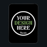 custom, unique, sleek & minimalist hershey®'s kiss magnet<br><div class="desc">This design is accessible to all. Feel free to customise the logo,  images,  text,  and colours according to your preferences. Thank you very much.</div>
