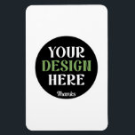 custom, unique, sleek & minimalist hershey®'s kiss magnet<br><div class="desc">This design is accessible to all. Feel free to customise the logo,  images,  text,  and colours according to your preferences. Thank you very much.</div>