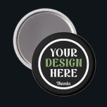 custom, unique, sleek & minimalist hershey®'s kiss magnet<br><div class="desc">This design is accessible to all. Feel free to customise the logo,  images,  text,  and colours according to your preferences. Thank you very much.</div>