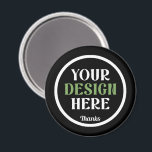 custom, unique, sleek & minimalist hershey®'s kiss magnet<br><div class="desc">This design is accessible to all. Feel free to customise the logo,  images,  text,  and colours according to your preferences. Thank you very much.</div>