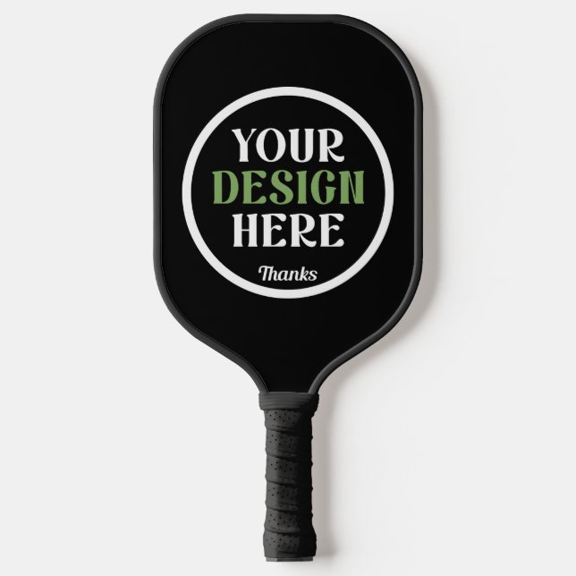 custom, unique, sleek & minimalist hershey®'s kiss pickleball paddle (Front)