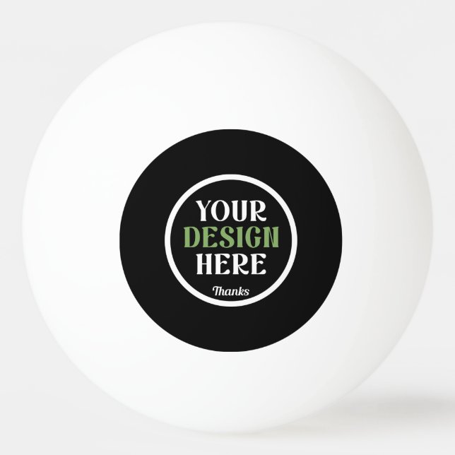 custom, unique, sleek & minimalist hershey®'s kiss ping pong ball (Front)