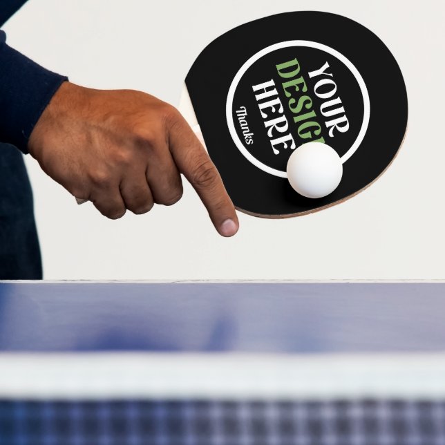 custom, unique, sleek & minimalist hershey®'s kiss ping pong paddle (Insitu)