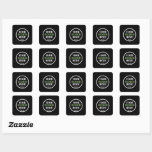 custom, unique, sleek & minimalist hershey®'s kiss square sticker<br><div class="desc">This design is accessible to all. Feel free to customise the logo,  images,  text,  and colours according to your preferences. Thank you very much.</div>