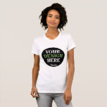custom, unique, sleek & minimalist hershey®'s kiss T-Shirt<br><div class="desc">This design is accessible to all. Feel free to customise the logo,  images,  text,  and colours according to your preferences. Thank you very much.</div>