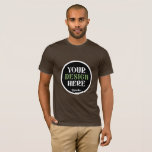 custom, unique, sleek & minimalist hershey®'s kiss T-Shirt<br><div class="desc">This design is accessible to all. Feel free to customise the logo,  images,  text,  and colours according to your preferences. Thank you very much.</div>