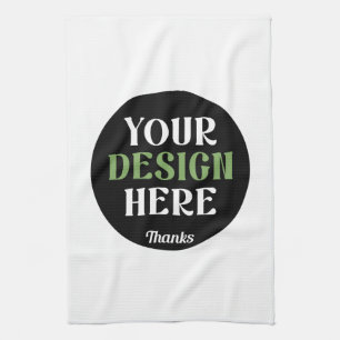 custom, unique, sleek & minimalist hershey®'s kiss tea towel