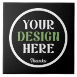 custom, unique, sleek & minimalist hershey®'s kiss tile<br><div class="desc">This design is accessible to all. Feel free to customise the logo,  images,  text,  and colours according to your preferences. Thank you very much.</div>