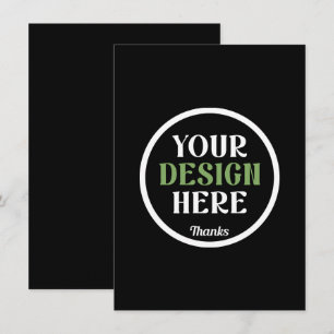 custom, unique, sleek & minimalist invitation