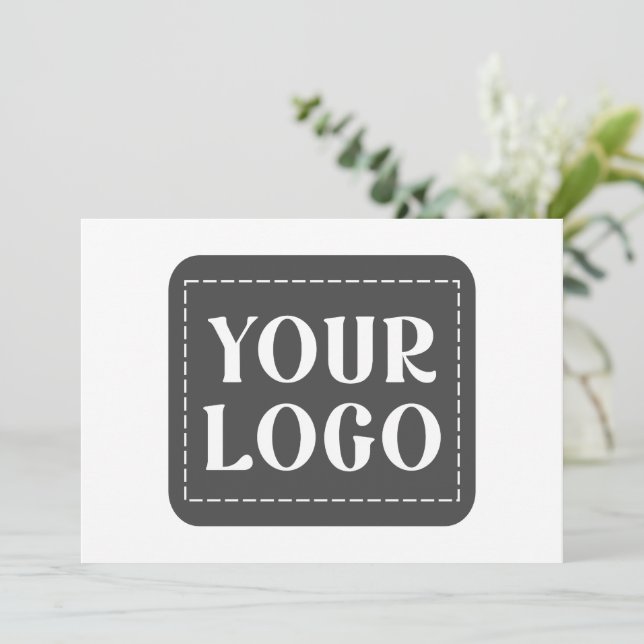 custom, unique, sleek & minimalist invitation (Standing Front)