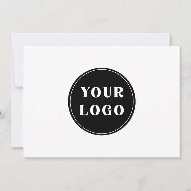 custom, unique, sleek & minimalist invitation (Front)