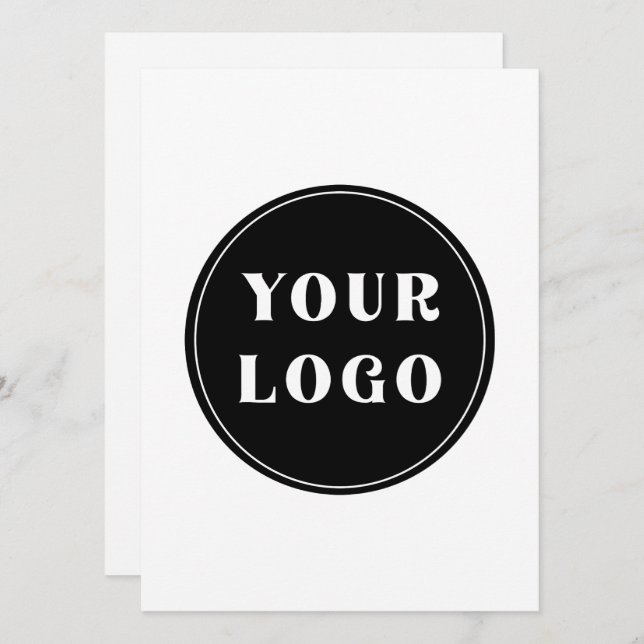 custom, unique, sleek & minimalist invitation (Front/Back)